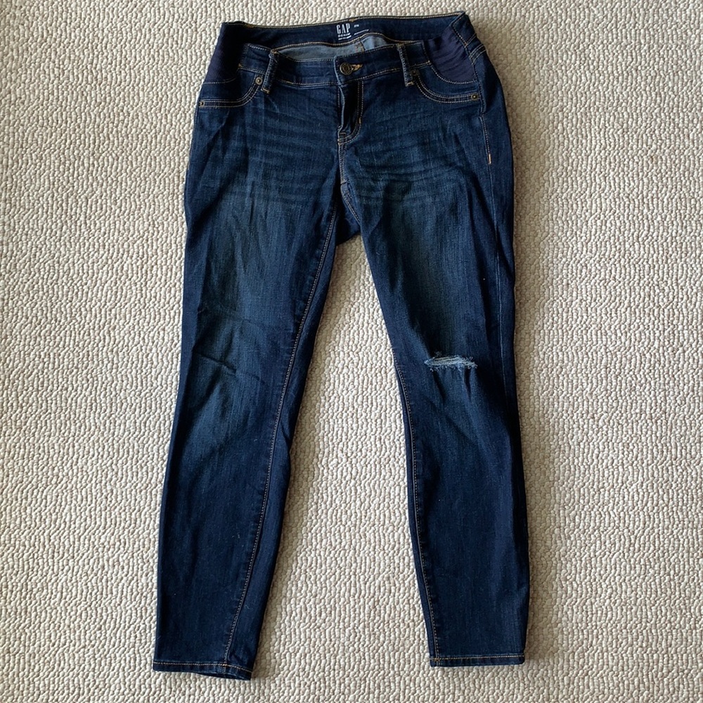Gap maternity skinny jeans